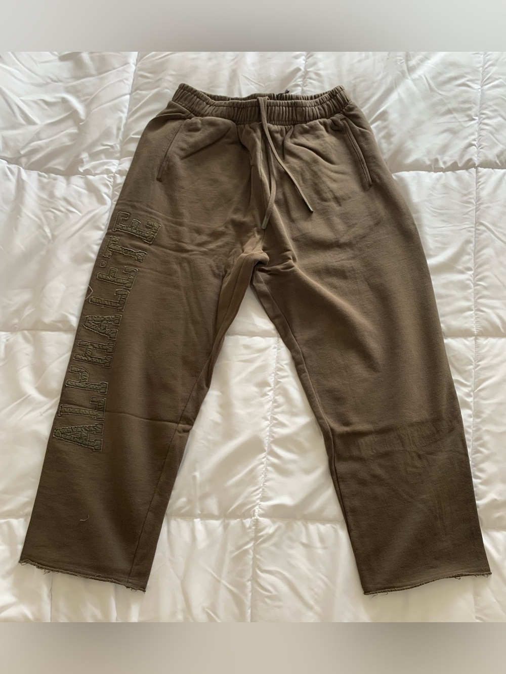New Alphalete MENS SUNFADE PANTS Size M